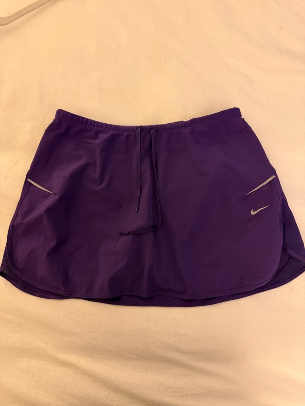 Nike Women's Purple Performance Skort with Drawstring Size M